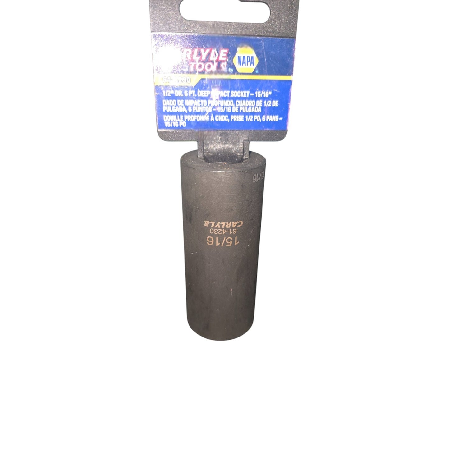 Carlyle Deep Impact Socket 15/16 in 6 Points Carlyle 61-4230