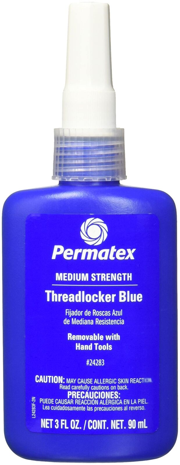 Permatex 24283-6PK Medium Strength Threadlocker Blue, 90 ml (Pack of 6)