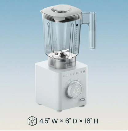 NEW Chefman Obliterator 48 oz Blender w/ Travel Jar Smoothie Maker Ice Crusher