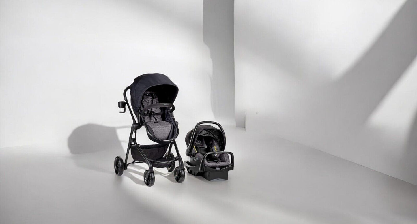 Evenflo Pivot Modular Travel System with LiteMax Infant Car Seat
