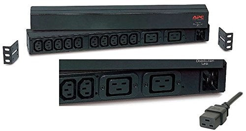 Horiz Rm Pdu Iec320 C20 Plug 2 C10 / 10 C13 Rcptl