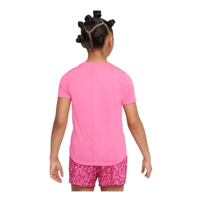 Nike One Older Kids' (Girls') Short-Sleeve Training Top - Blue or Pink