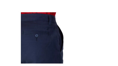 Nautica Men's Classic-Fit Stretch Solid Flat-Front Chino Deck Pants