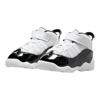 Jordan 6 Rings (TD) Toddlers' Shoes White/Black-Varsity Red 323420-164 10c