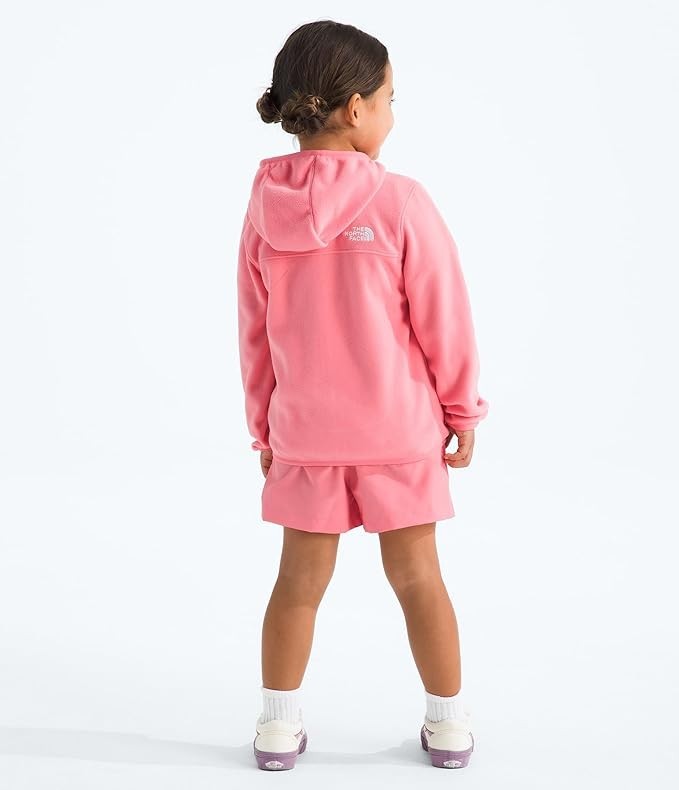 The North Face Little Kids'  Glacier Full-Zip Fleece Hoodie, Black or Pink
