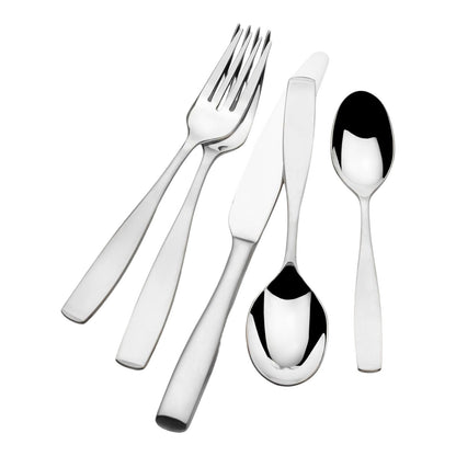 Mikasa Satin Loft 18/10 Stainless Steel 65pc. Flatware Set (Service for Twelve)