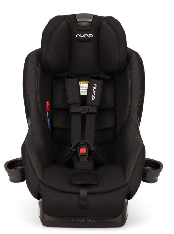 Nuna RAVA Fire Retardant-Free Convertible Car Seat Caviar Color