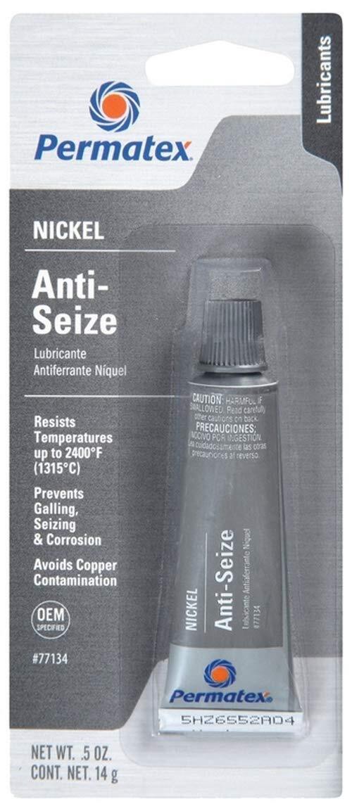 Permatex 77134 Nickel Anti-Seize Lubricant, 0.5 oz Tube -3 Pack