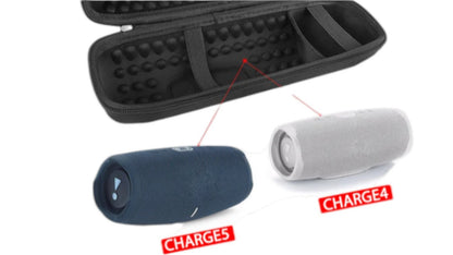 Geekria Shield Speaker Case Compatible with JBL Charge 5, Charge 4 Portable