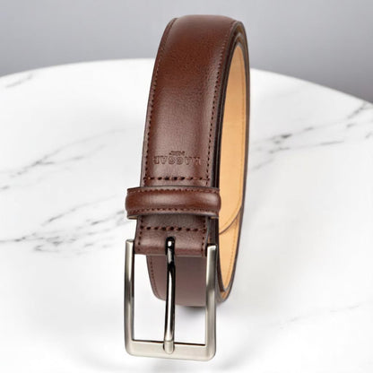 Haggar H26 Men's Leather Belt Black or Brown Size M and L NEW