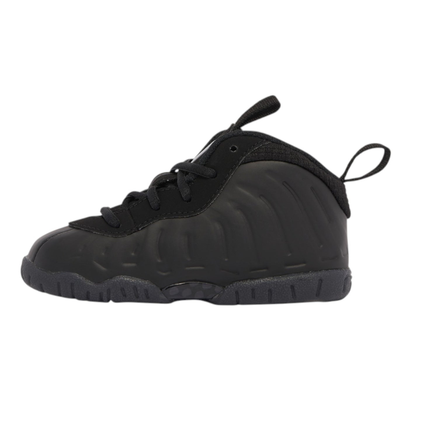 Nike Little Posite One Anthracite Black Sneakers, Size 1Y FN7314-001