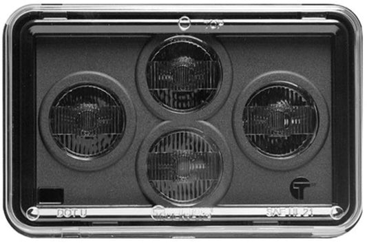 Truck-Lite 37645c LED Projector Headlight 4"x6" Rectangular HIGH BEAM