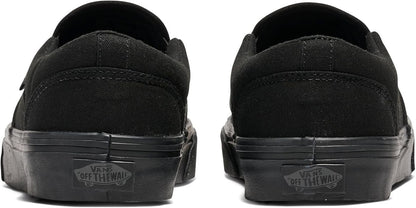 Vans Men's Asher Black Canvas Slip on Skate Shoes 🛹 Assorted Sizes 🛹 NWB