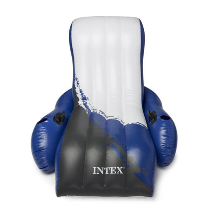 Intex Durable 18 Gauge Vinyl Inflatable Comfortable Pool Float Recliner Lounges