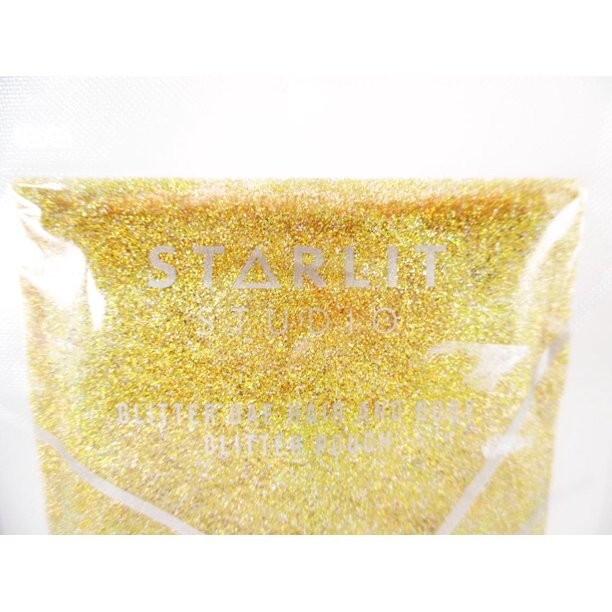 PACK of 2 Starlit Studio Hair and Body Glitter Pouch - Gold
