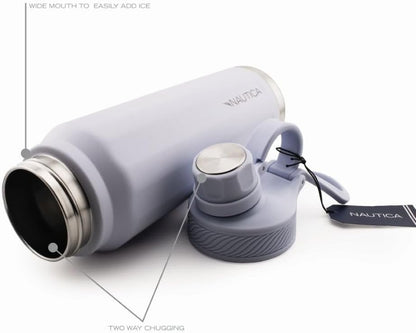 Nautica 25 oz hydration flask Double-Wall Vacuum Insulated bottle Leak Proof