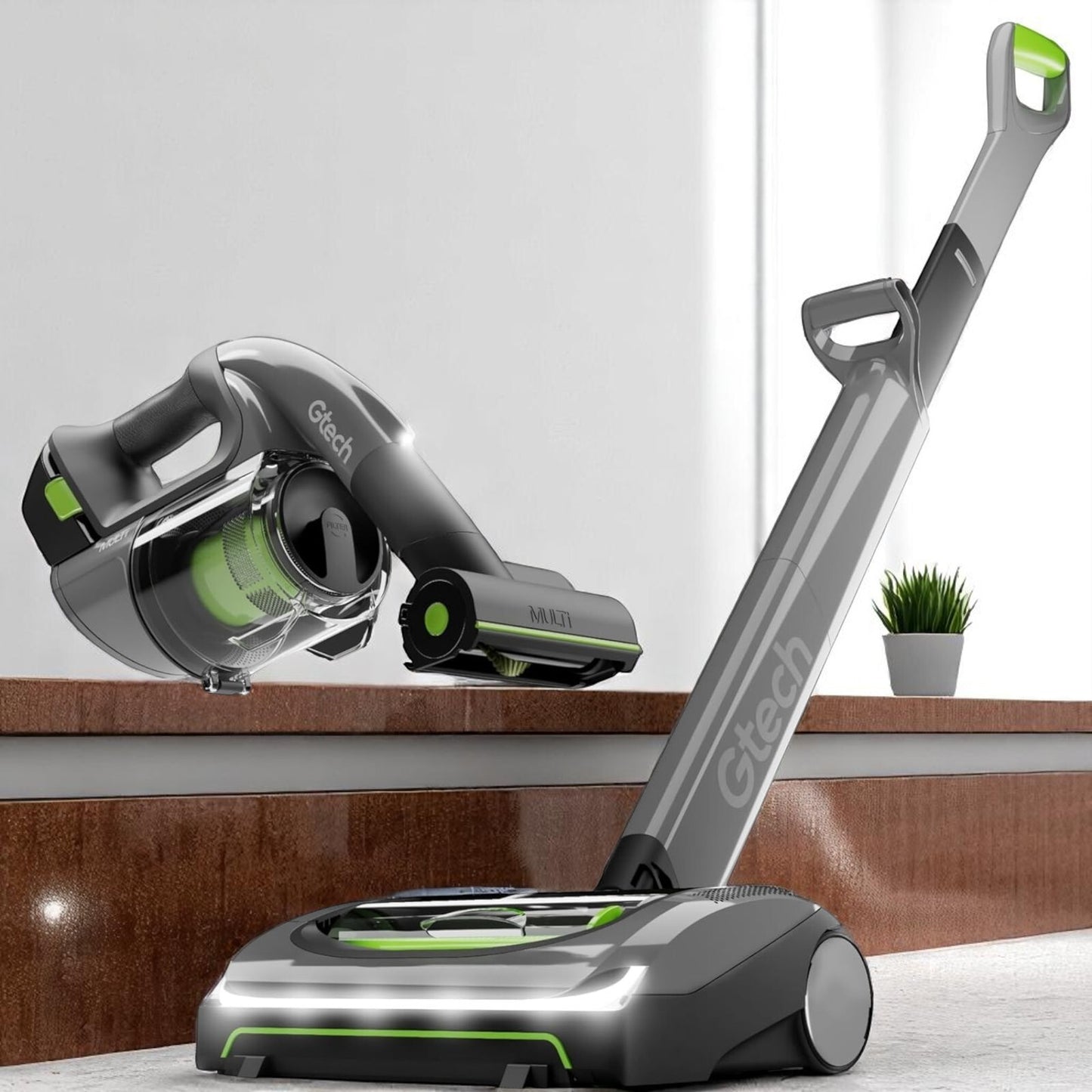Gtech AirRam 2 Upright and The Multi Portable Handheld MK2 and Multi MK2