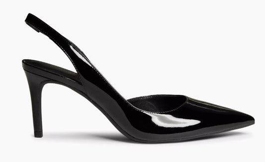 MICHAEL Michael Kors Alina Flex Slingback Pumps - Black Patent Leather
