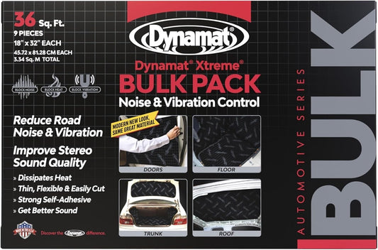 Dynamat Xtreme Sound Deadening Car Insulation Bulk Pack 10455 � Noise Dampening