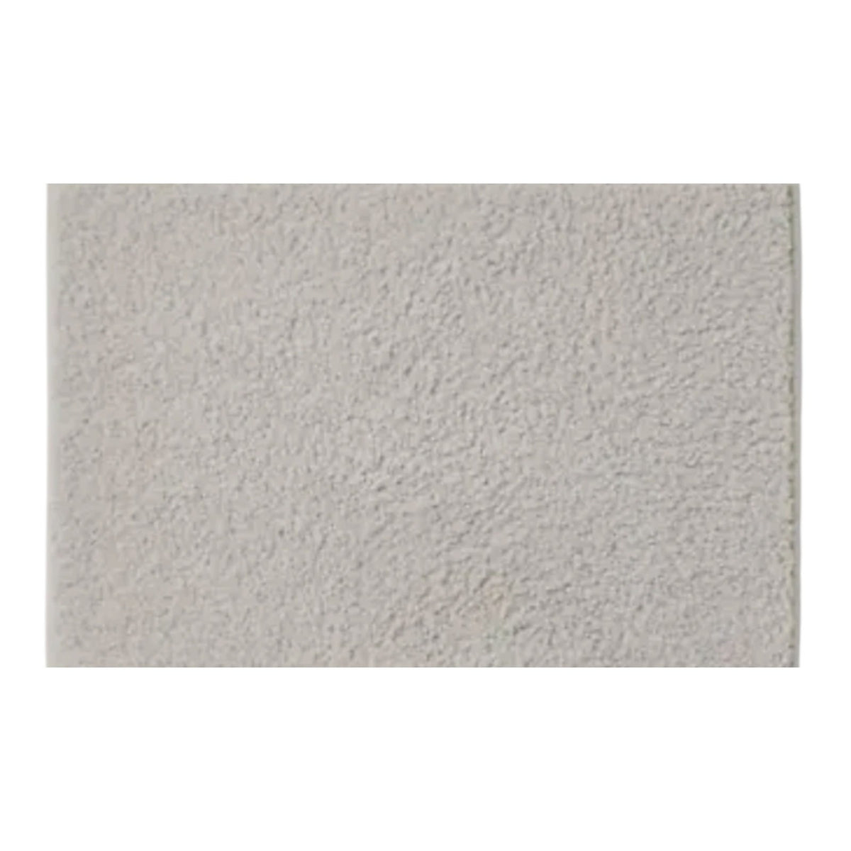 Light Gray Boucle Memory Foam Bath Rug, 17" X 24"