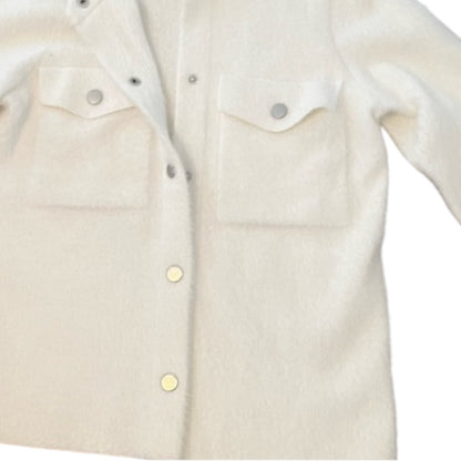 New Rachel Zoe White Teddy Jacket Classic Style | XS