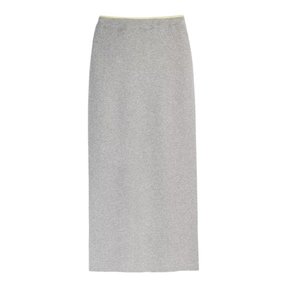 On 34th Women's  Gray Midi Bodycon Pencil Skirt Ribbed Sweater Knit