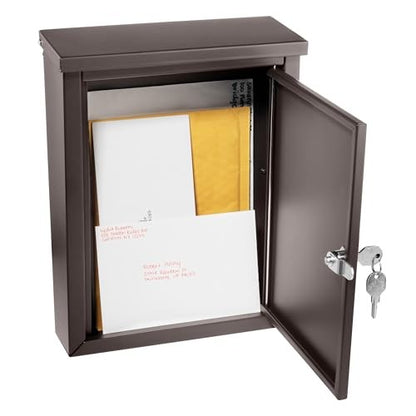Architectural Mailboxes Chelsea Galvanized Steel, Locking, Wall Mount Mailbox,