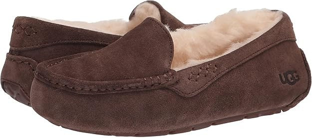 UGG Women's Ansley Slippers Slip On Shoes Suede | Espresso, Black, | Size 8, 9