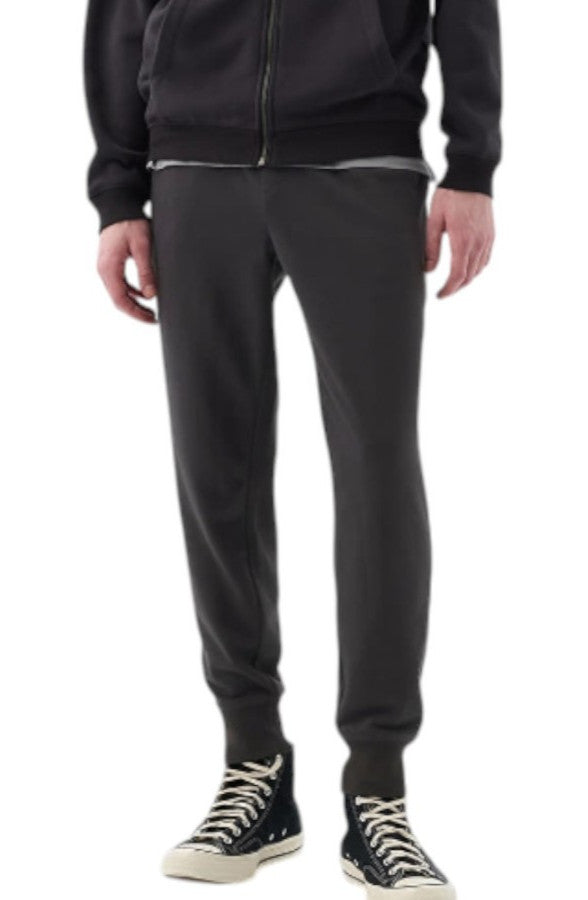 Gap Modern Logo Fleece Joggers Moonless Night Black Sweatpants Men's Size L