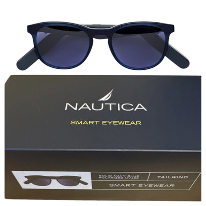 Nautica Tailwind Smart Eyewear Sunglasses - LCD007-20 - Solid Navy Blue