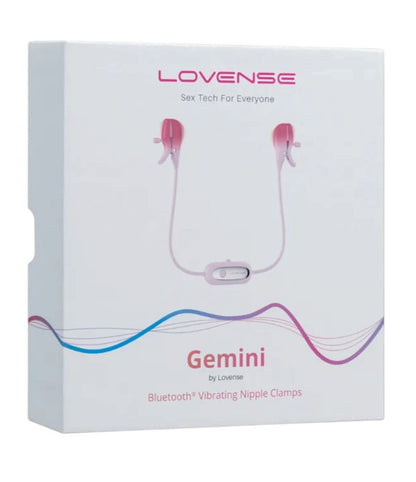Lovense Gemini Nipple Clamps, Wireless and Re-chargable, Long Range WiFi Control