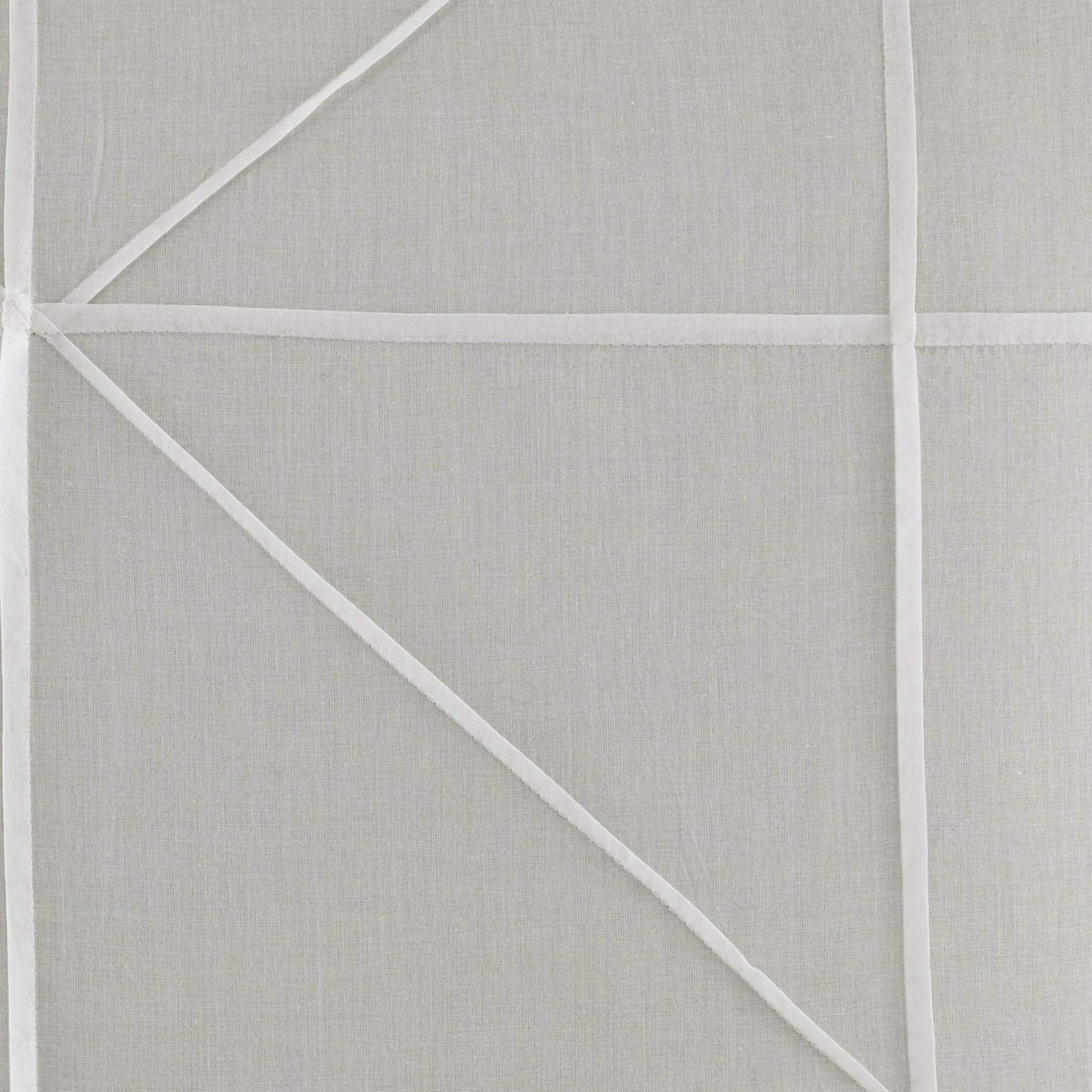 Vera Wang Layered Geometric Grey Euro Sham