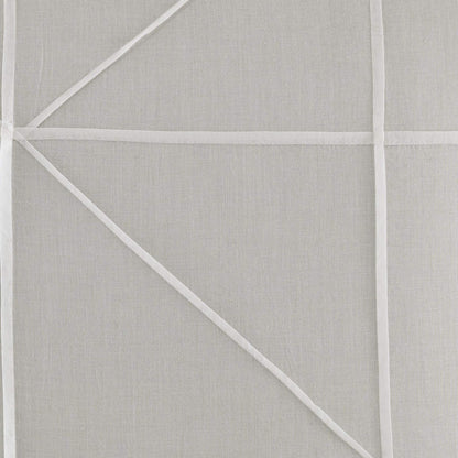 Vera Wang Layered Geometric Grey Euro Sham
