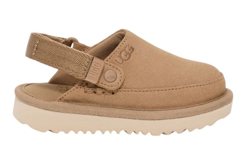 Ugg Kids' Goldenstar Clog Slippers US 4/5/6 BIG KID Sand/Chestnut/Black