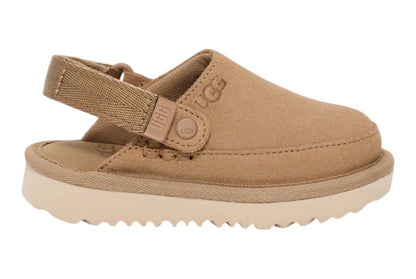 Ugg Kids' Goldenstar Clog Slippers US 4/5/6 BIG KID Sand/Chestnut/Black