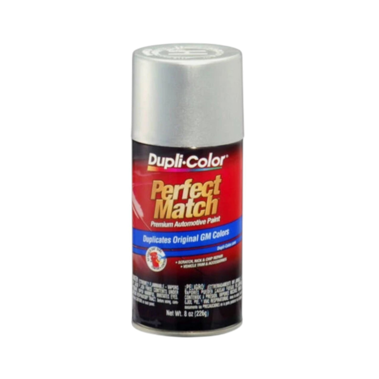 DUPLI-COLOR BGM0508 PERFECT MATCH GM ULTRA SILVER METALLIC AREOSOL SPRAY PAINT