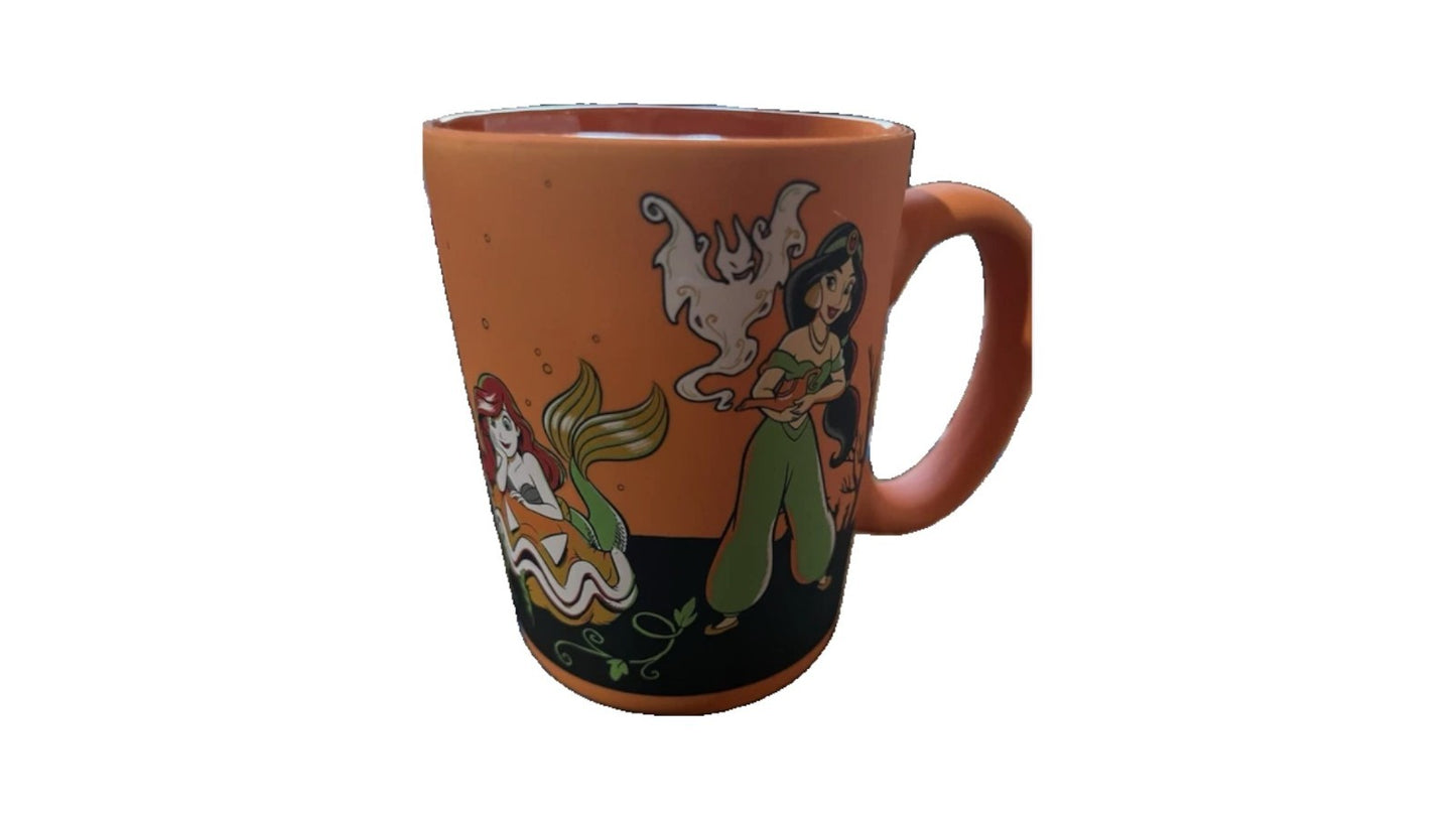 Disney Halloween Princess Soft Touch Mug Ariel, Snow White, Jasmine, Aurora