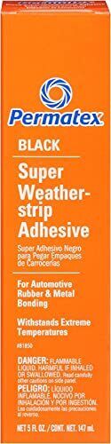 Permatex 81850 Black Super Weatherstrip Adhesive, 5 oz.