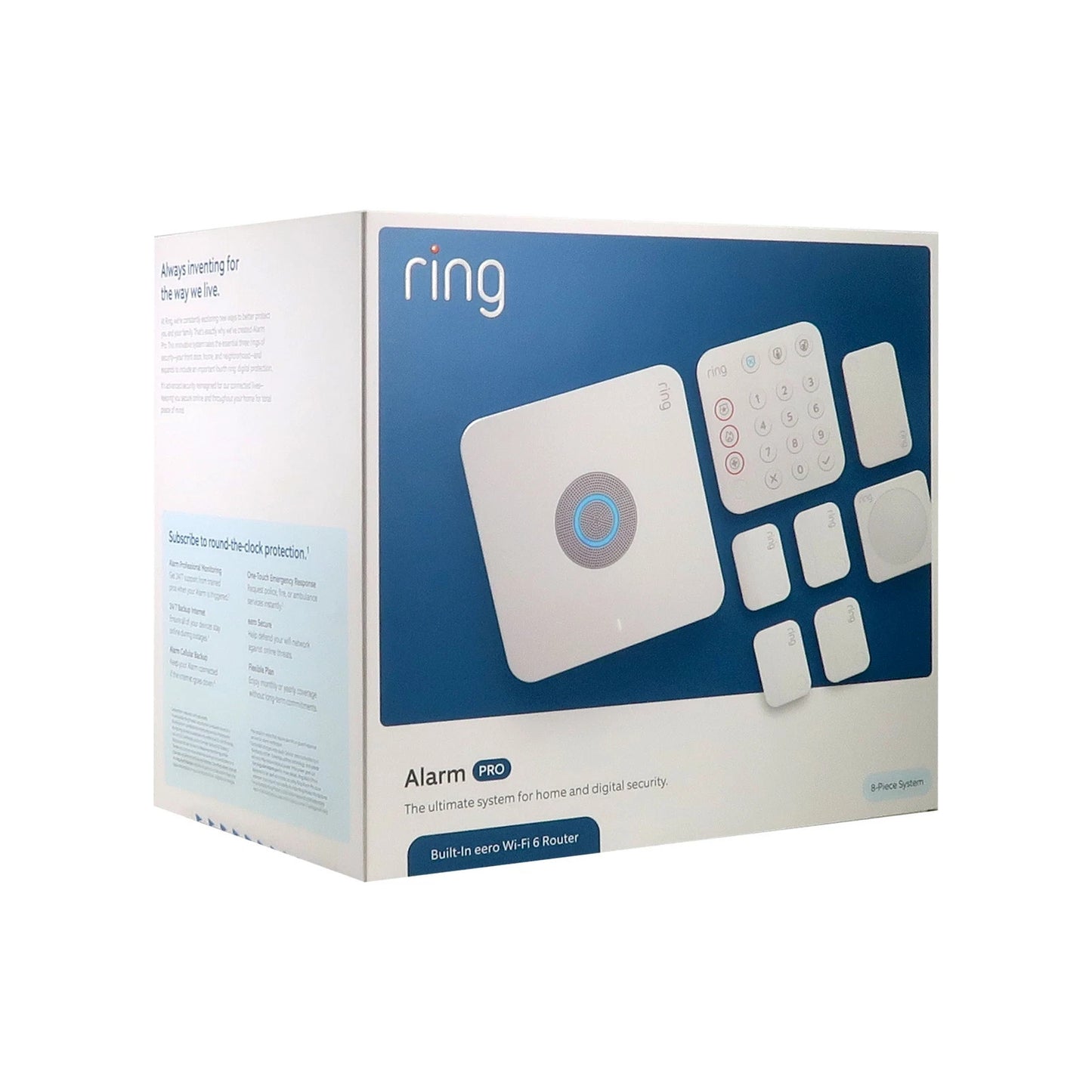 Ring Alarm Pro 8-Piece Kit – Smart Home Security System with Base Station