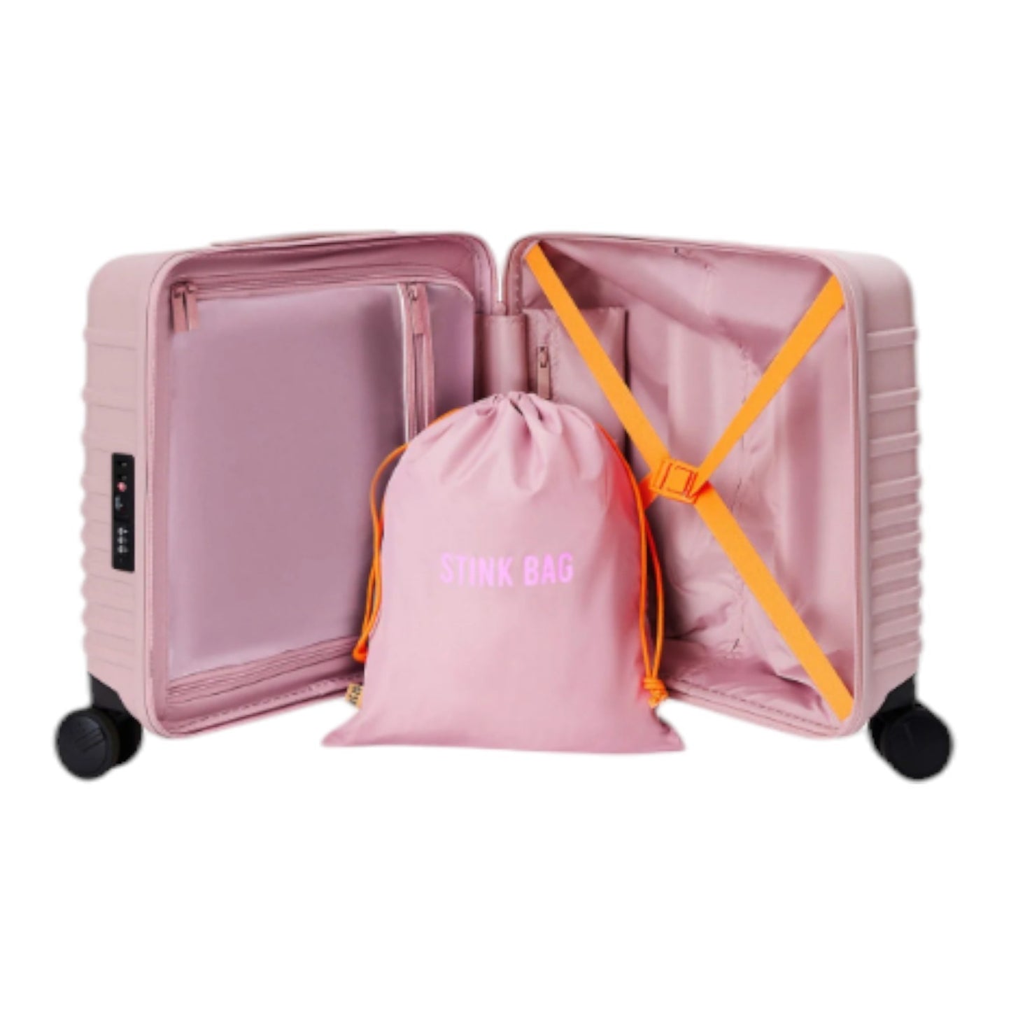 BÉIS The Mini Roller Suitcase - Atlas Pink - Brand New