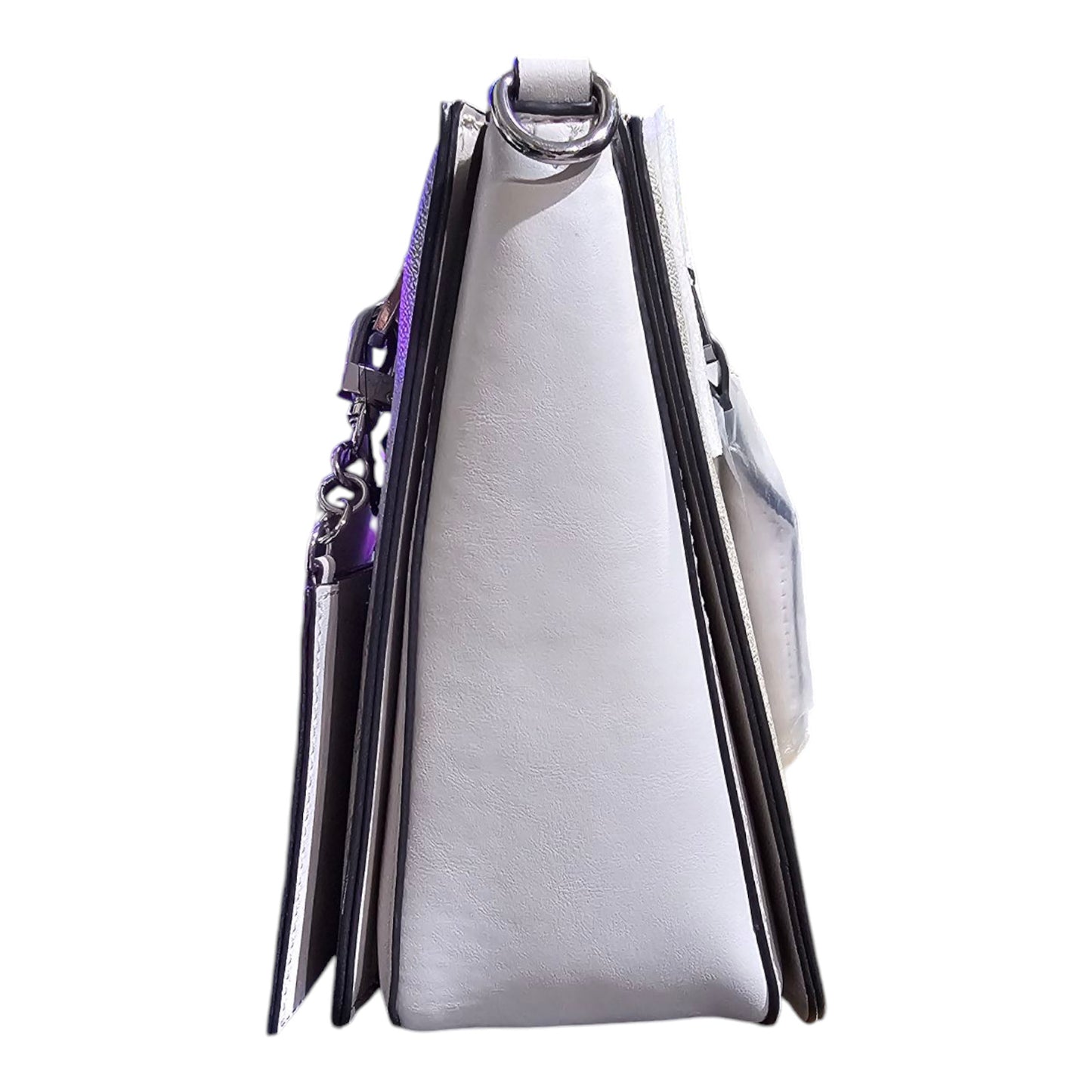 NINE WEST SERAFINI HANDBAG - MUSHROOM LOGO/MILK COLOR (NYL552306)