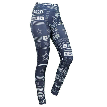NFL Women's Team Column Legging, Dallas Cowboys, Large