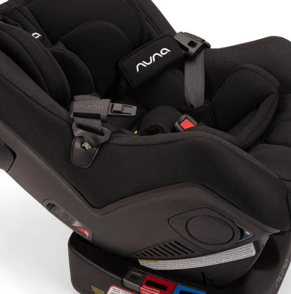 Nuna RAVA Fire Retardant-Free Convertible Car Seat Caviar Color
