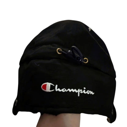 Champion Squall Ear Flap Cap Hat Black Camouflage One Size Fits Most