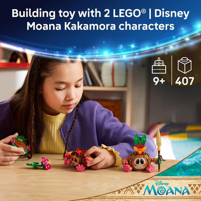 Lego Disney Moana Kakamora Building Toy, 407 Pieces, Posable Characters with