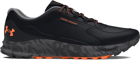 Under Armour Men's Charged Bandit Trail 3 Sneaker Black / Orange