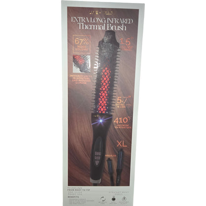 Luxe + Willow Infrared Thermal Brush Extra Long 1.5" Barrel Auto Shut-Off 410°F
