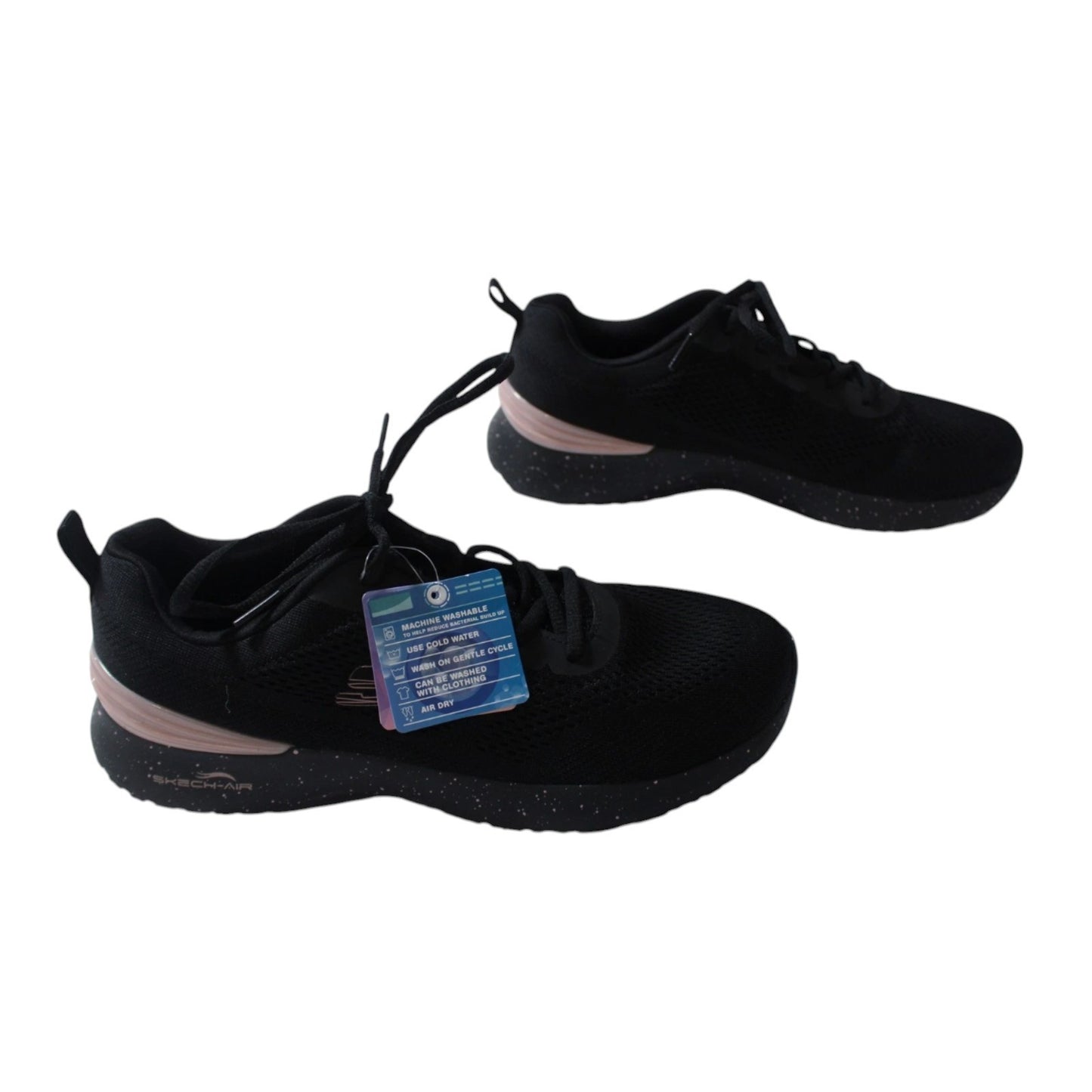 Skechers Women's Light Weight Memory Foam Sneakers AC2 Black Skech-Air Dynamight