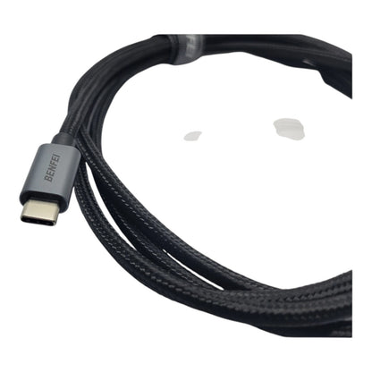 BENFEI USB-C to DisplayPort 6ft 8K@60Hz 4K@144Hz Gray Cable