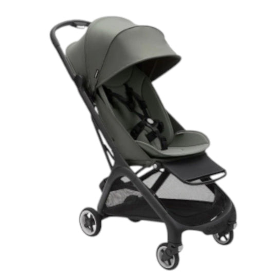 Bugaboo Butterfly The One-second Fold Travel Seat Stroller-Forest Green/Black